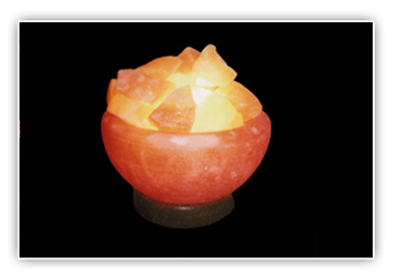 Fire Bowl Salt Lamp