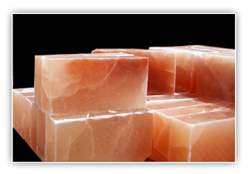 Himalayan Rock Salt Tiles 8x4x2 inches