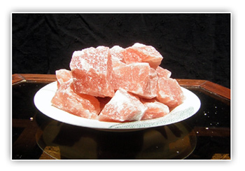 Dark Pink Himalayan Edible Rock Salt Chunks
