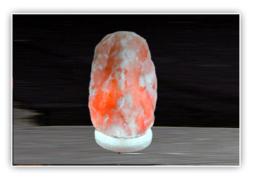 Natural Salt Lamp 10-12 kg with Onyx Base