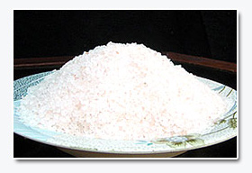 Salt lamp interior decor